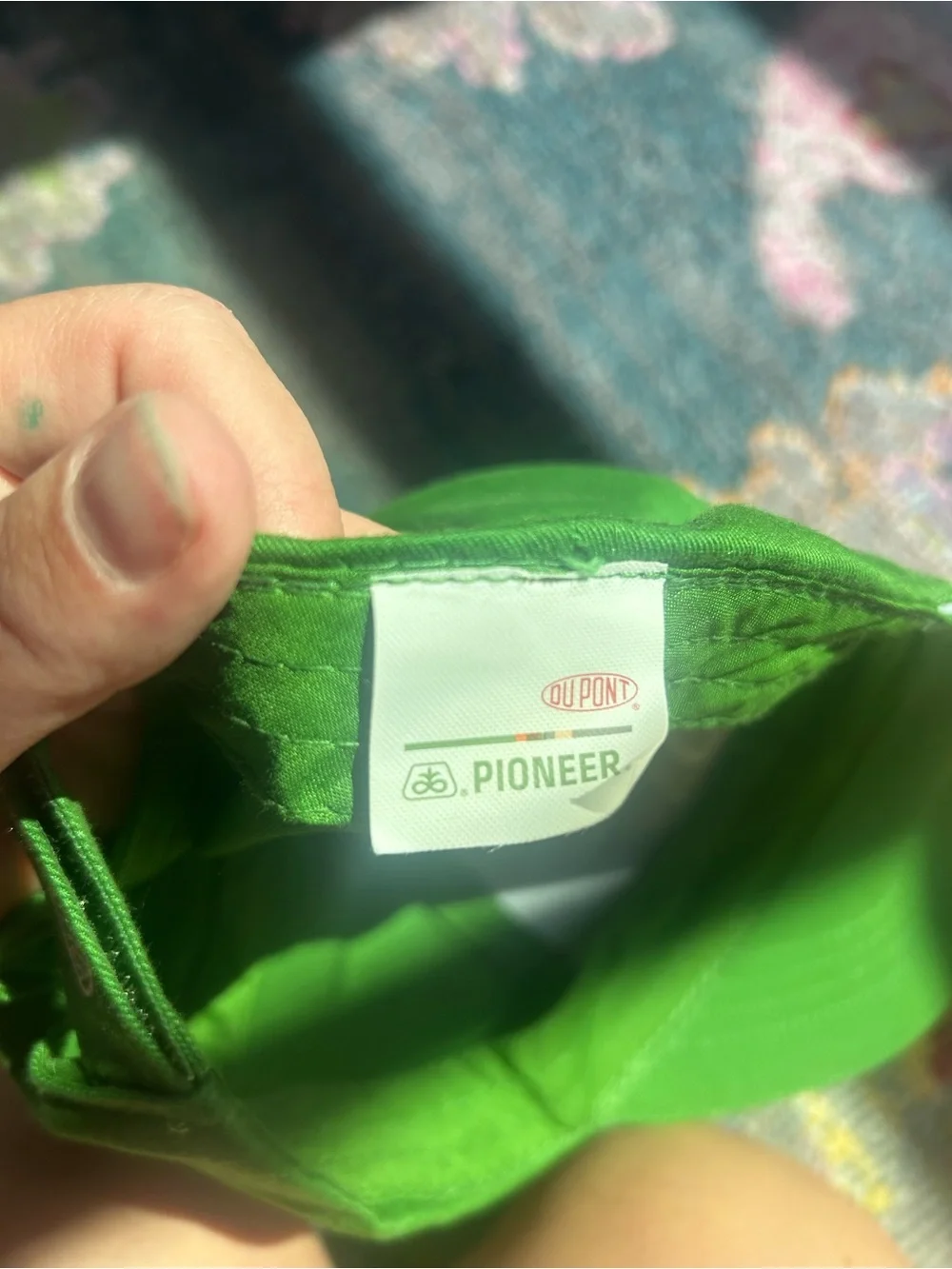 DuPont Pioneer Green Baseball Cap with White Logo